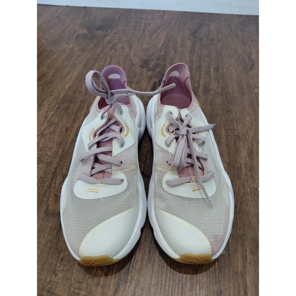 Sorel Shoes Womens 6.5 Kinetic Float Lace Up Sneakers White Pink